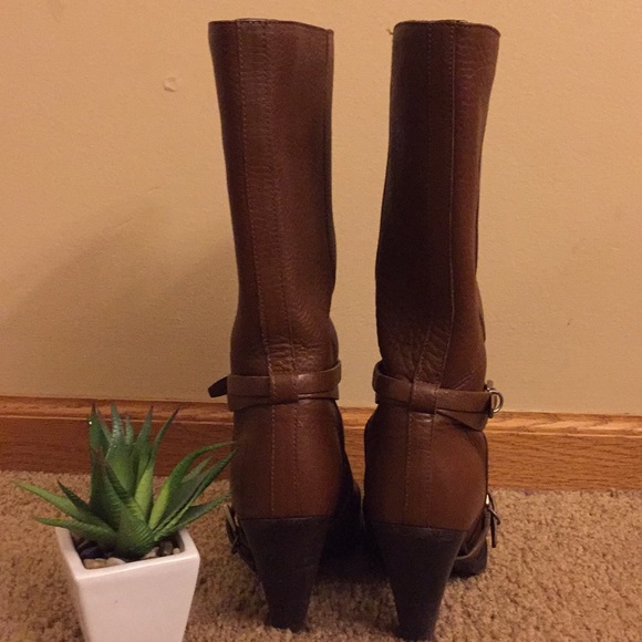 Authentic PRADA Soft Buttery Leather Boots Size 37 - Picture 4 of 8